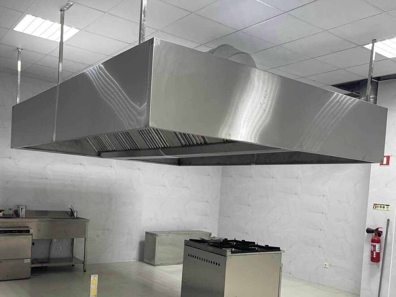 Hotte (Sistema de Extração) em Inox
